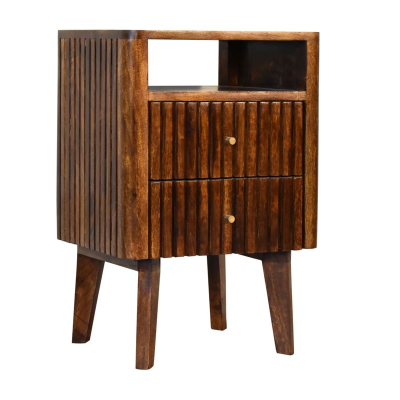 Reeve Bedside Mango Wood Cabinet