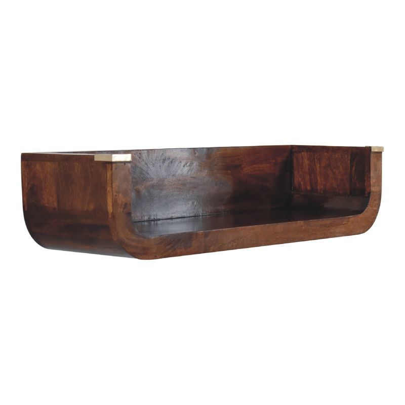 Indira Chestnut Floating Shelve