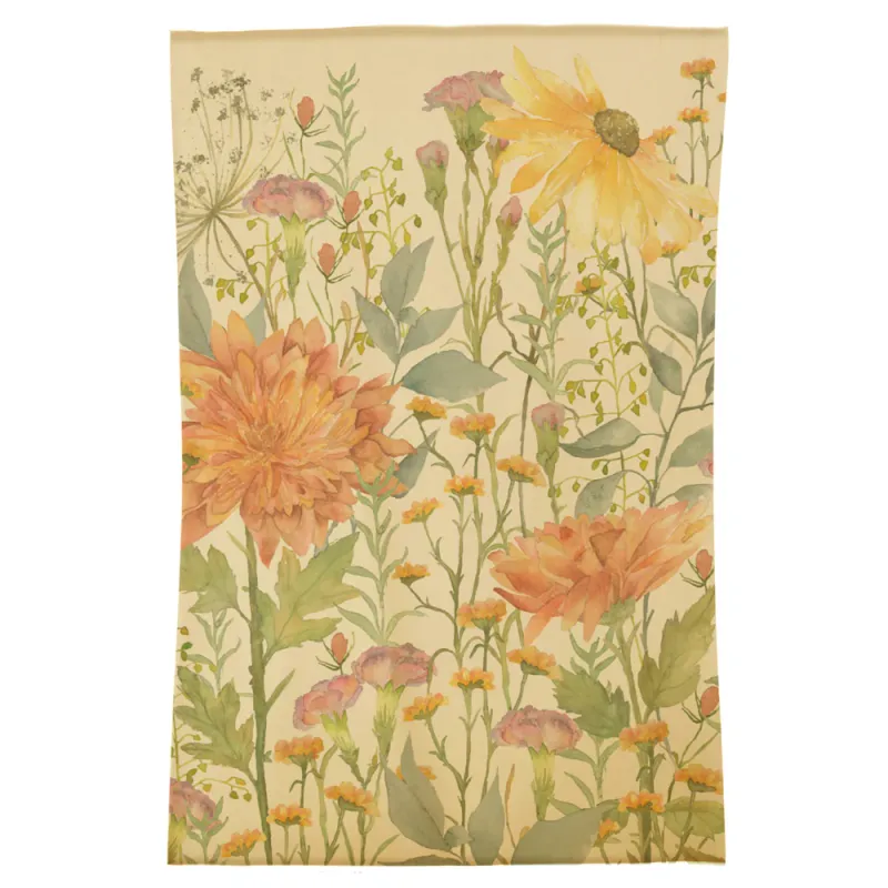 Delamere Printed Wool Rug Linen