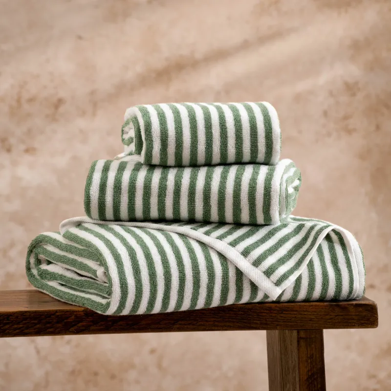 100% Cotton Hebden Design 3 Piece Towel Bale -Forest
