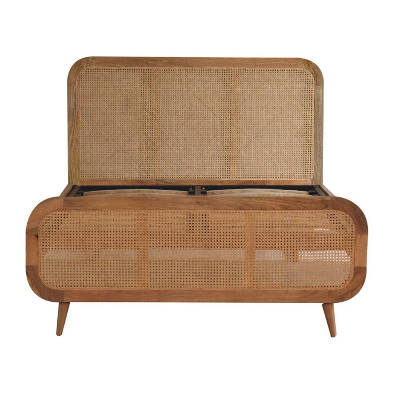 Rattan Double Bed