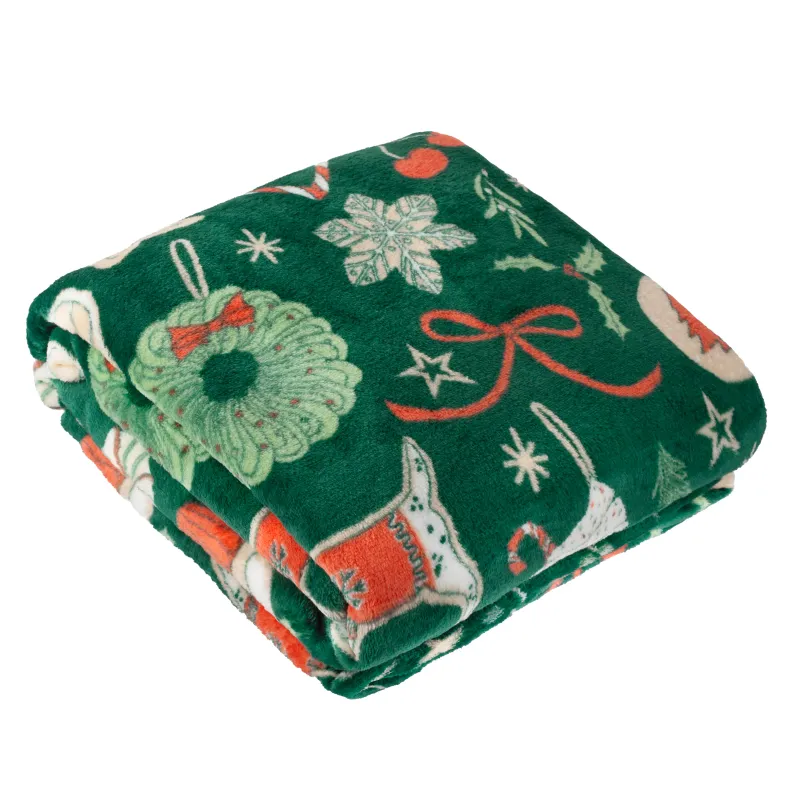 Festive Treats Throw Emerald