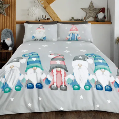 Gonk Family Christmas Cotton Duvet Cover Set