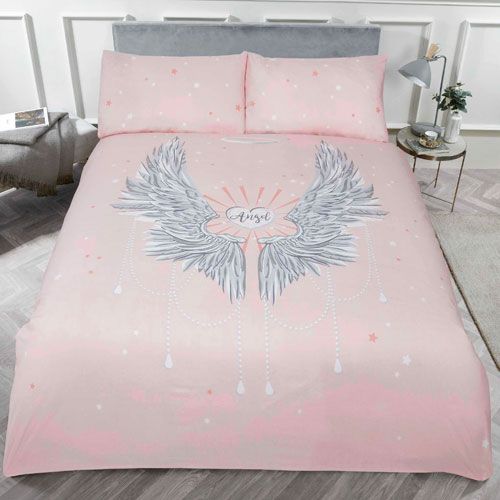 Angel Wings Cotton Duvet Cover Set