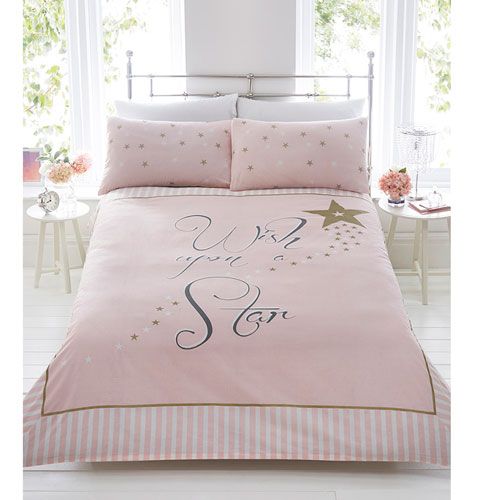 Wish Upon A Star Pink Duvet Set