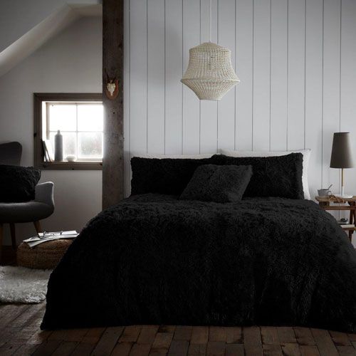 Hug And Snug Duvet Set Black