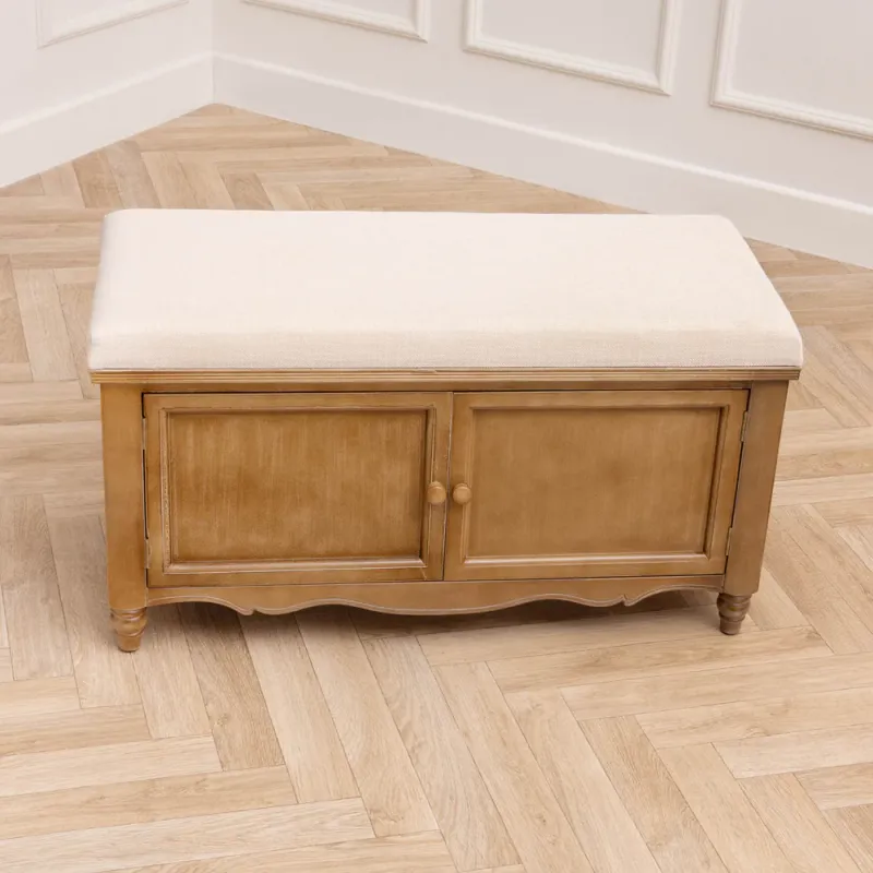 Rosalie Wooden Bench Oak