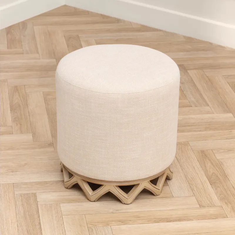 Clara Footstool Oak