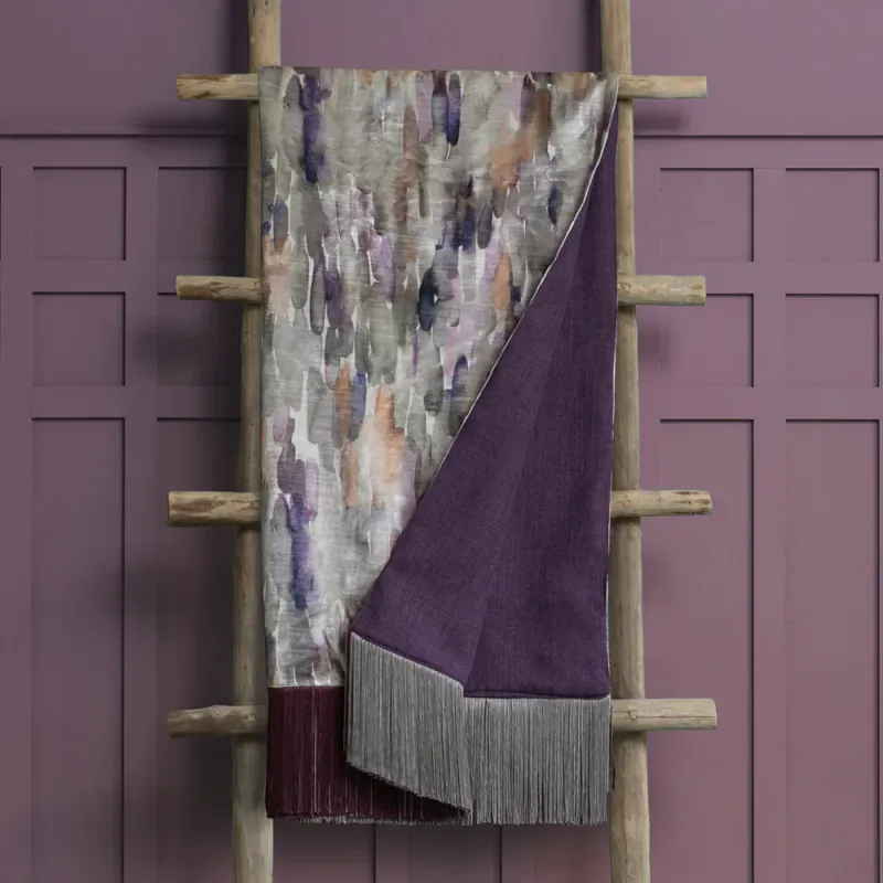 Azima Abstract Printed Throw Morganite