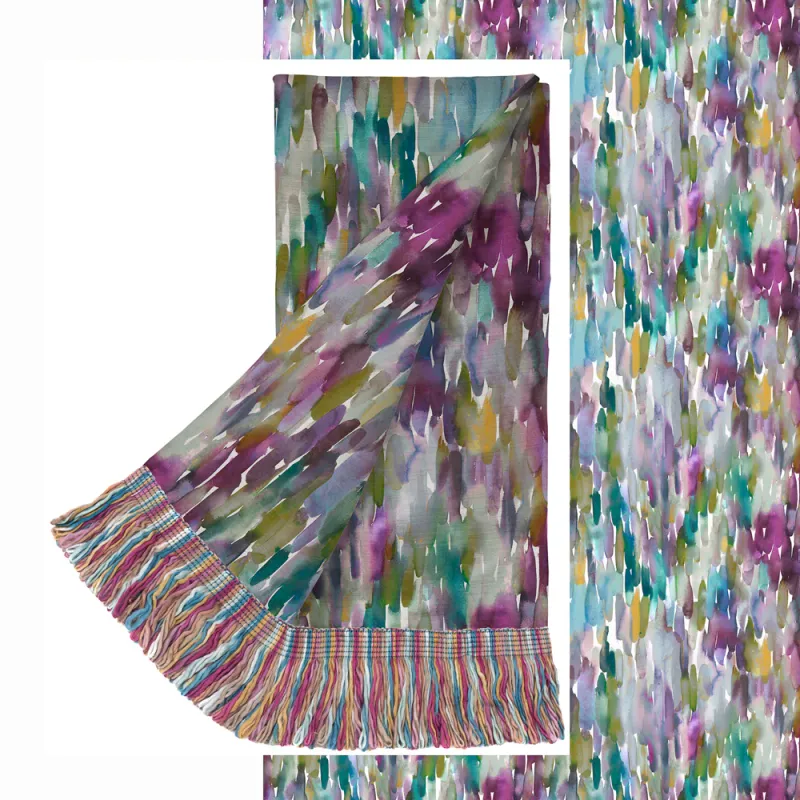 Azima Abstract Printed Throw 4 Colours