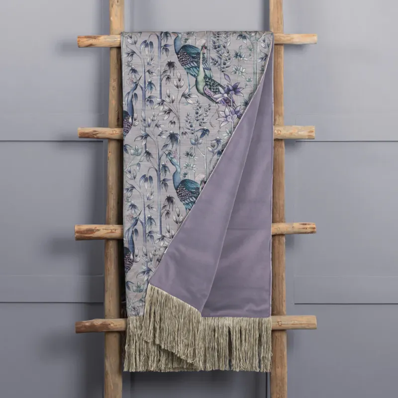 Bennu Printed Throw Willow