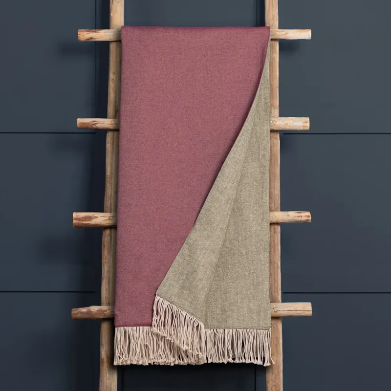 Selkirk Woven Throw Grape