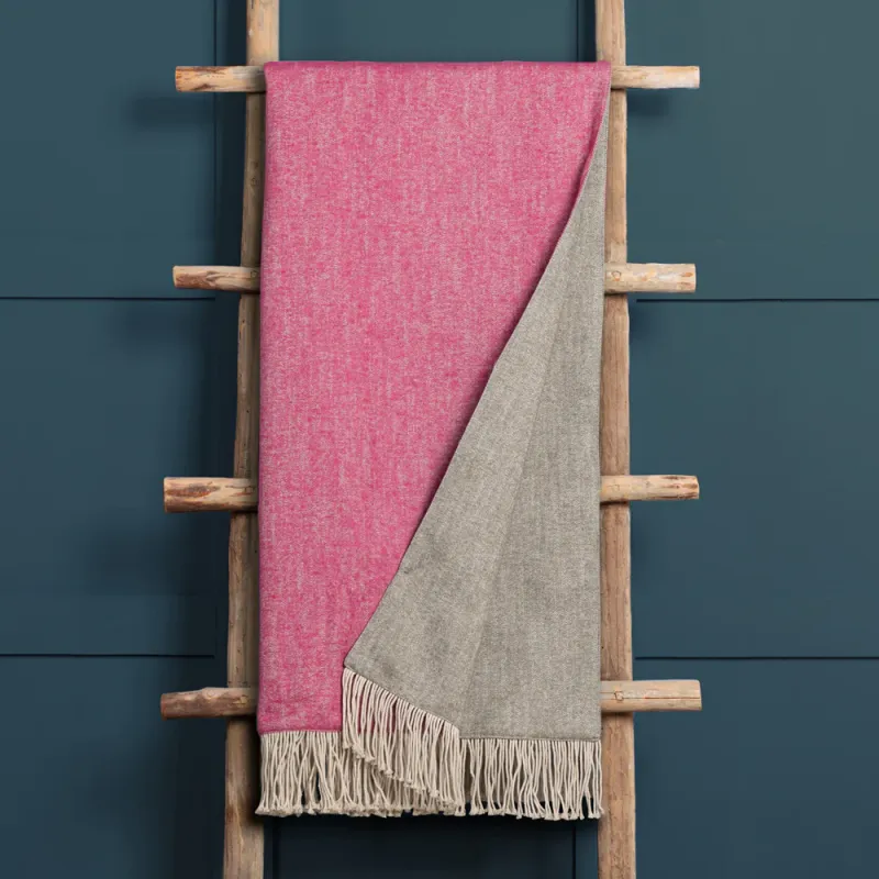 Selkirk Woven Throw Geranium
