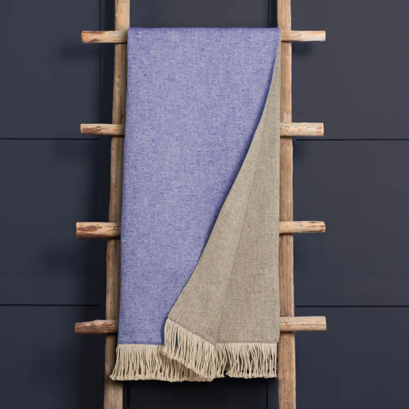 Selkirk Woven Throw Violet