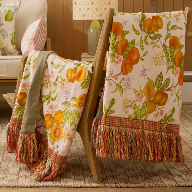 Peach Harvest Throw Multicolour