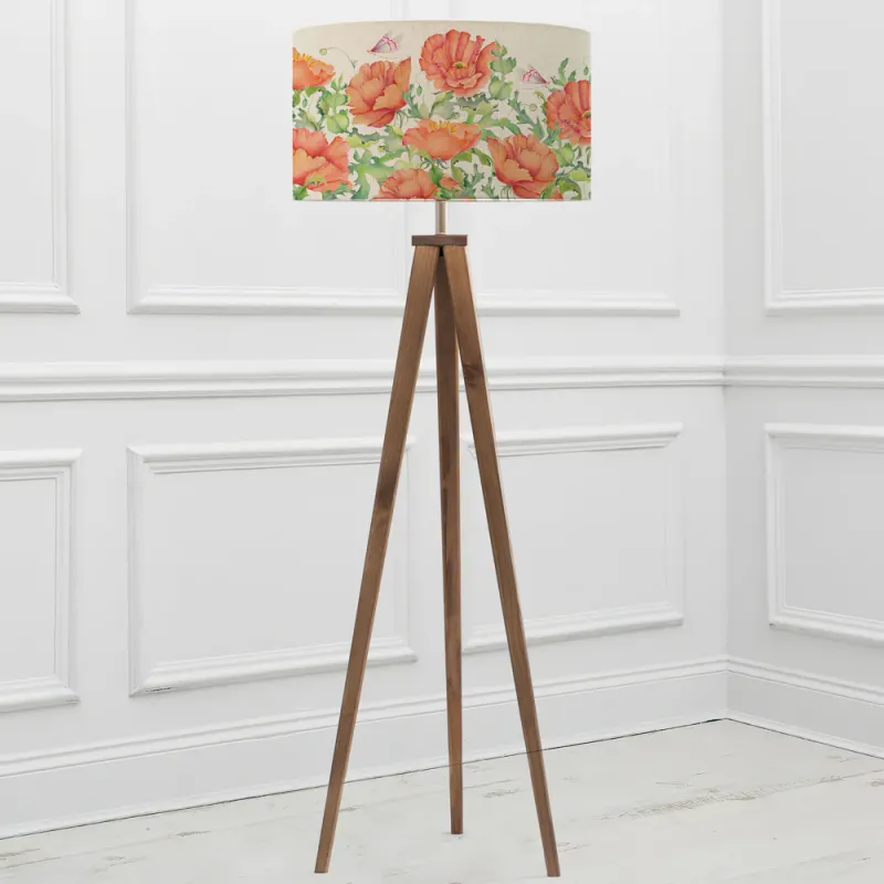 Valeria Eva & Aratus Complete Floor Lamp Scarlet