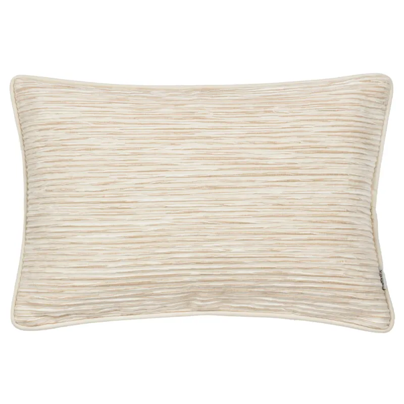 Cove Ribbed Cushion Natural