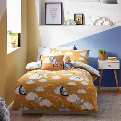 Sleepy Head Peter Rabbit™ Duvet Cover Mustard