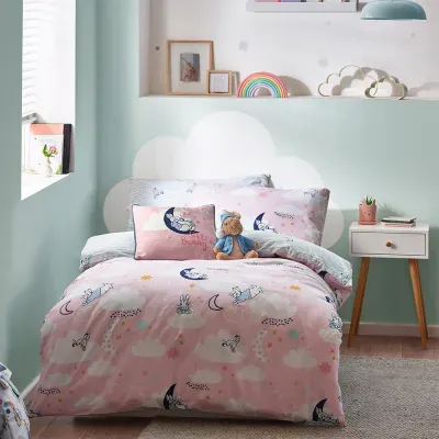 Sleepy Head Peter Rabbit™ Duvet Cover Pink