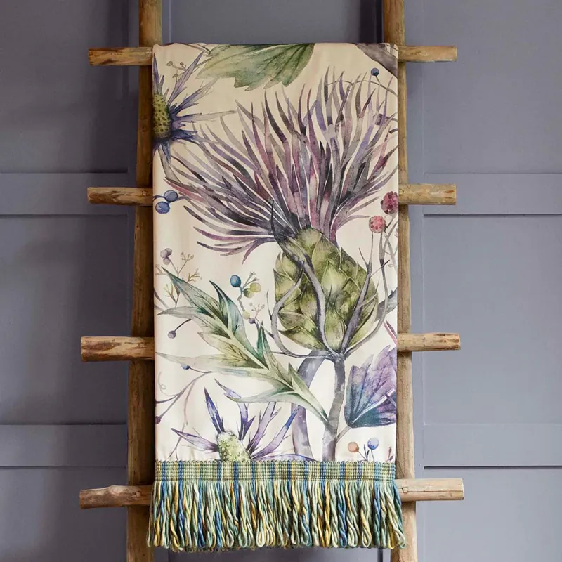 Elysium Velvet Throw Violet