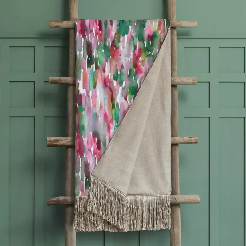 Azima Abstract Printed Throw Quartz
