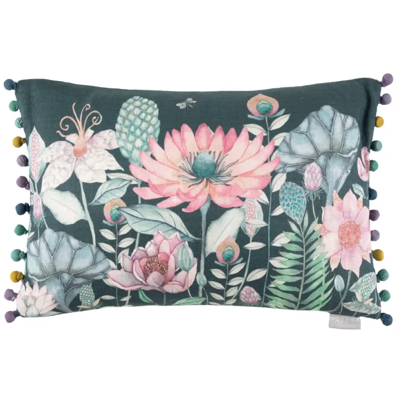 Nesidora Printed Cushion Emerald