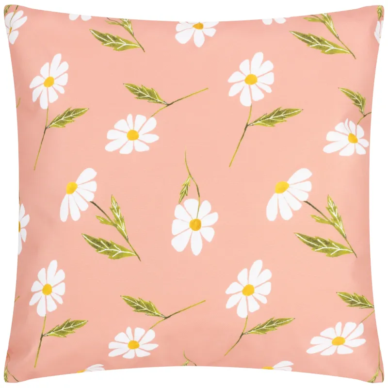 Daisies Floral Reversible Outdoor Cushion