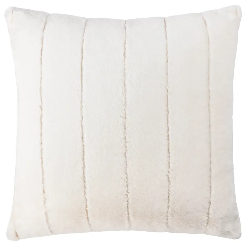 Empress Faux Fur Cushion 45 x 45 Cream