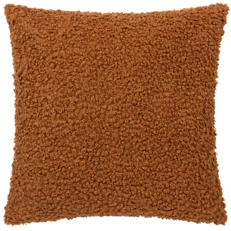Cabu Textured Boucle Cushion Ginger 45 x 45