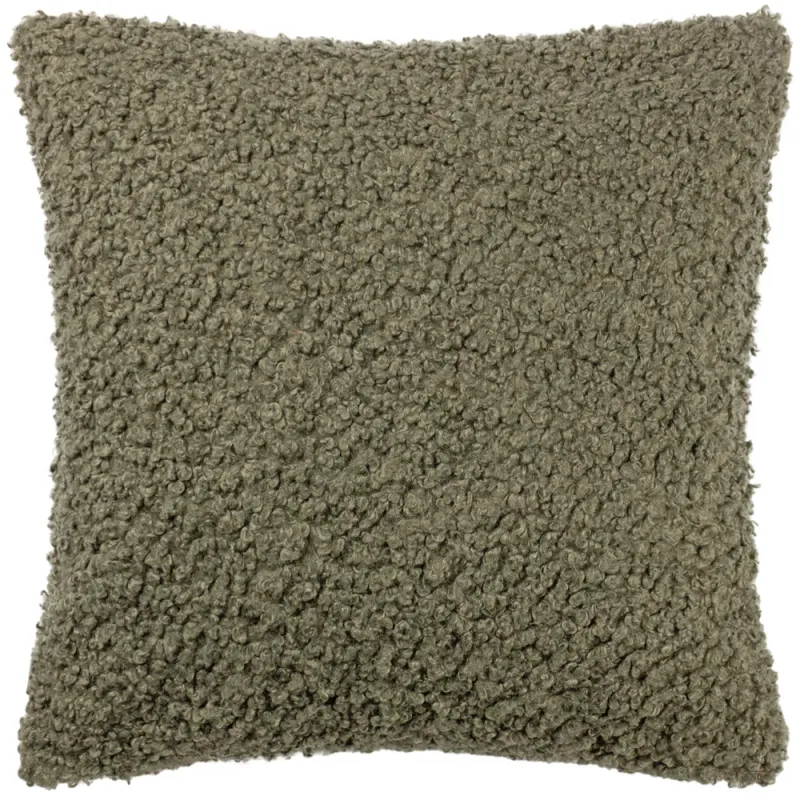 Cabu Textured Boucle Cushion Khaki 45 x 45