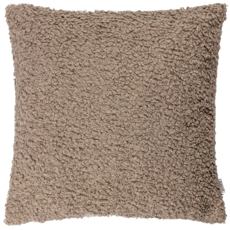 Cabu Textured Boucle Cushion Taupe 45 x 45