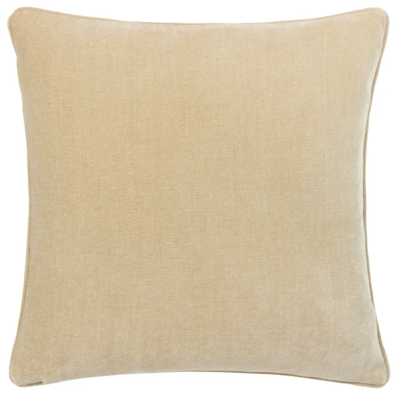 Heavy Chenille Piped Cushion Natural