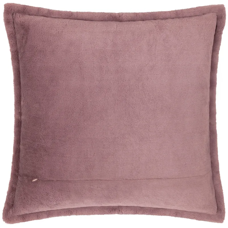 Kallu Faux Fur Cushion Mulberry 55 x 55