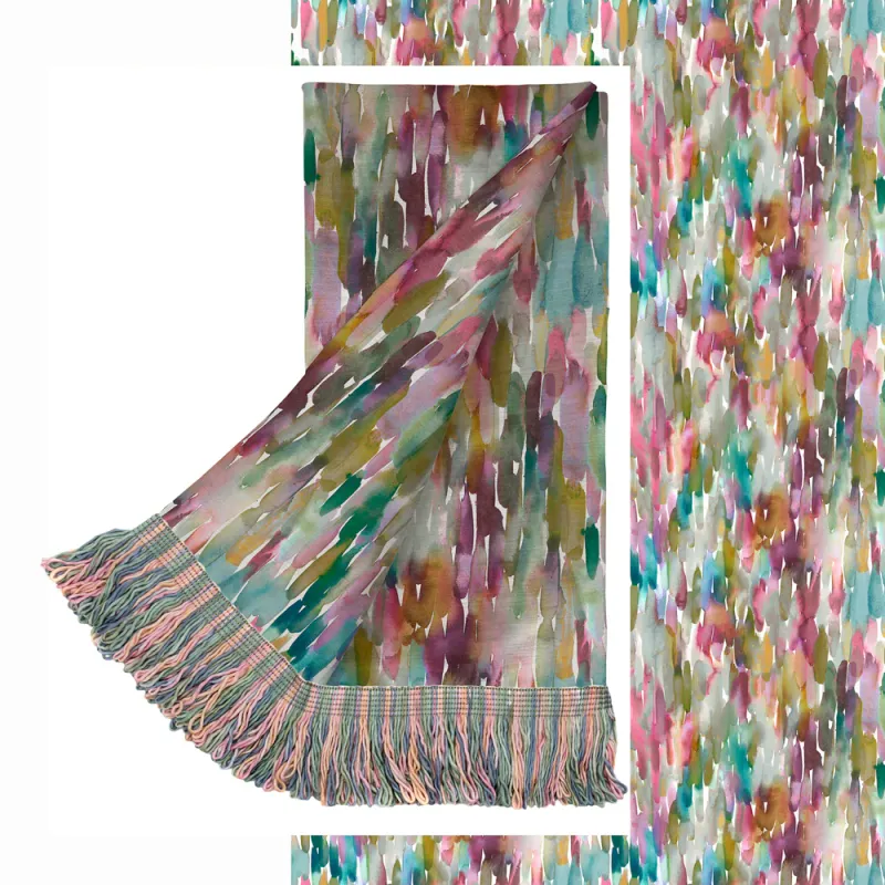 Azima Abstract Printed Throw Lotus