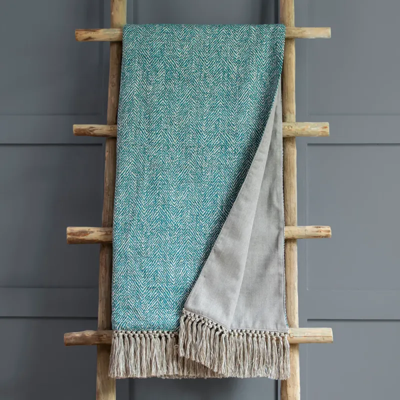 Oryx Woven Throw Azure