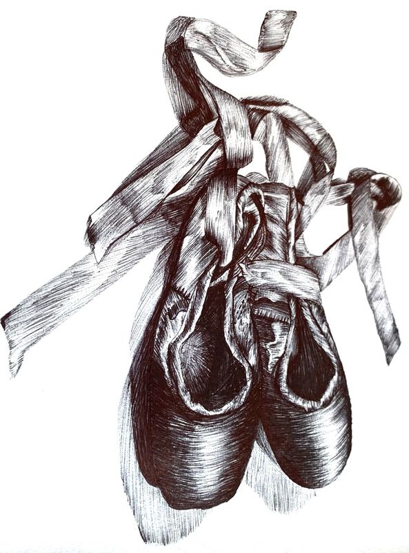 The Ballet Shoes Canvas Multi Sizes