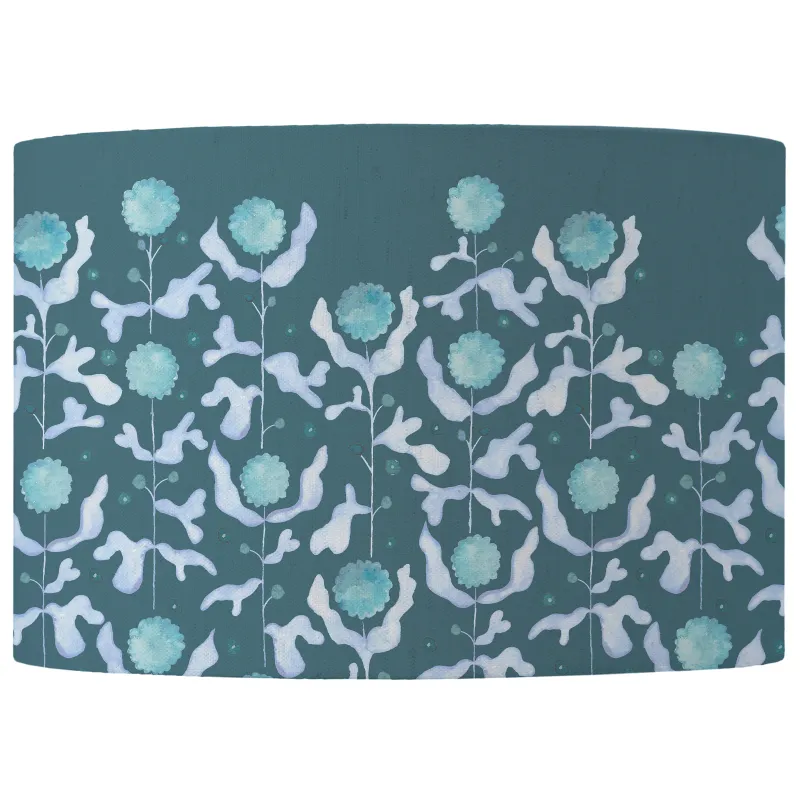 Mariani Eva Printed Lamp Shade Teal