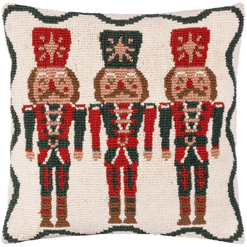 Nutcracker Trio Tufted Cushion Multicolour