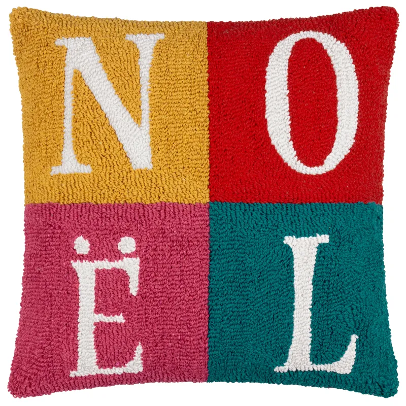 Noelle Loop Tufted Cushion Multicolour