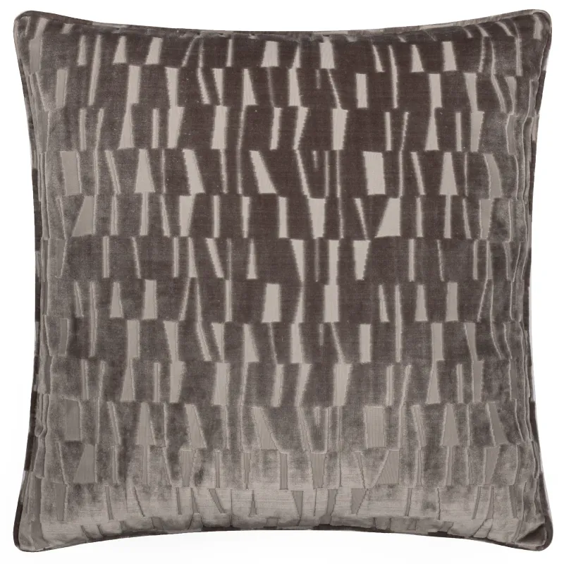 Manhattan Velvet Cushion Mink