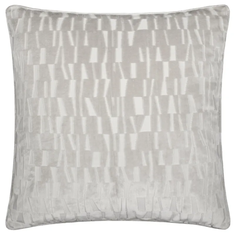 Manhattan Velvet Cushion Silver