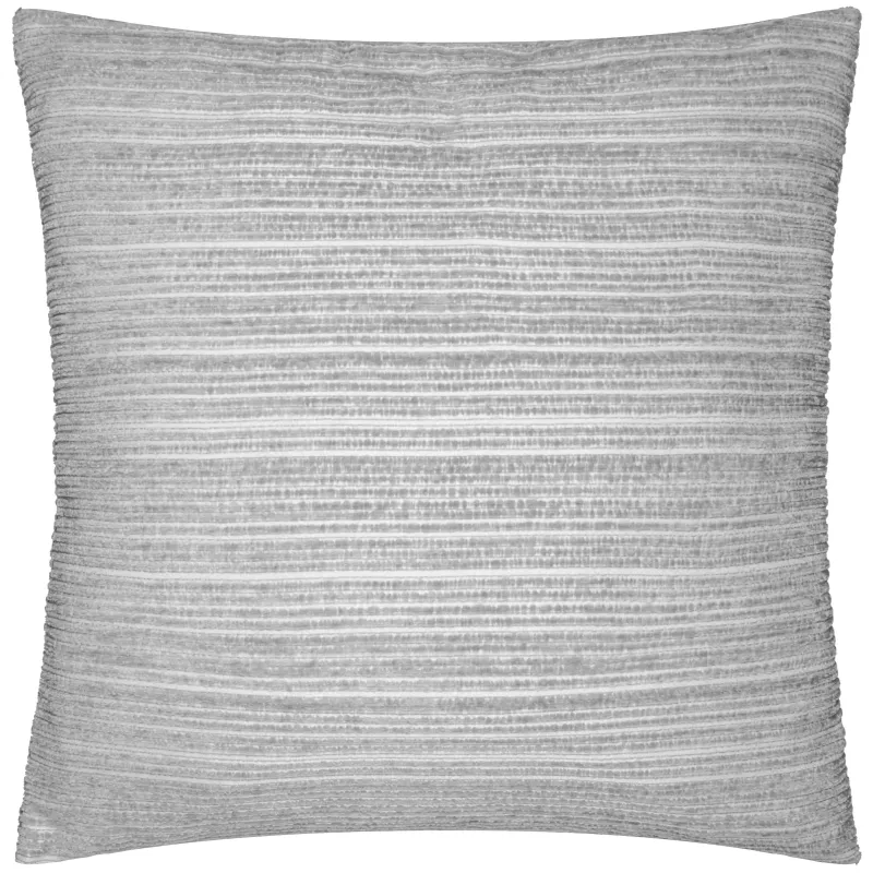 Jupiter Chenille Jacquard Cushion Silver