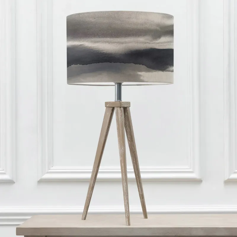Fjord Eva & Aratus Complete Table Lamp Grey/Natural