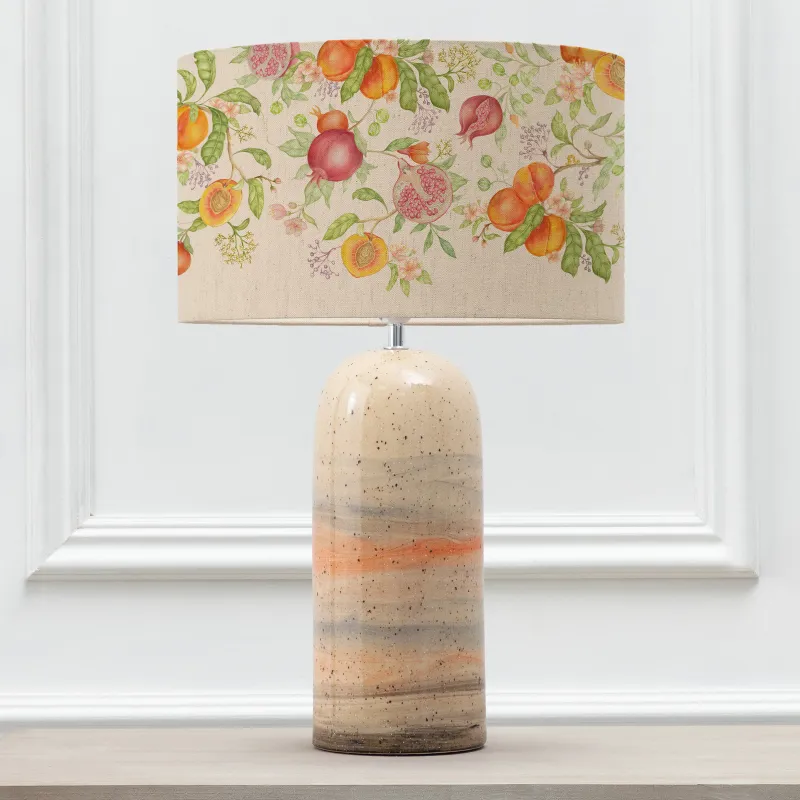 Shrubbery Fruits Eva & Ocefina Complete Table Lamp Sandstone/Melba
