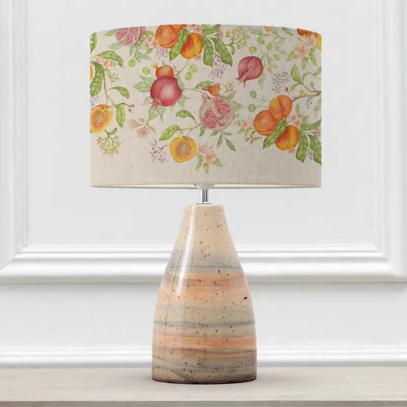 Shrubbery Fruits Eva & Japura Complete Table Lamp Sandstone/Melba