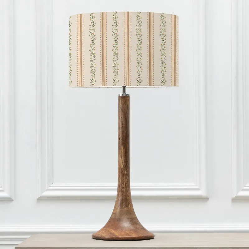Primavera Eva & Kinross Complete Table Lamp Mango/Melba