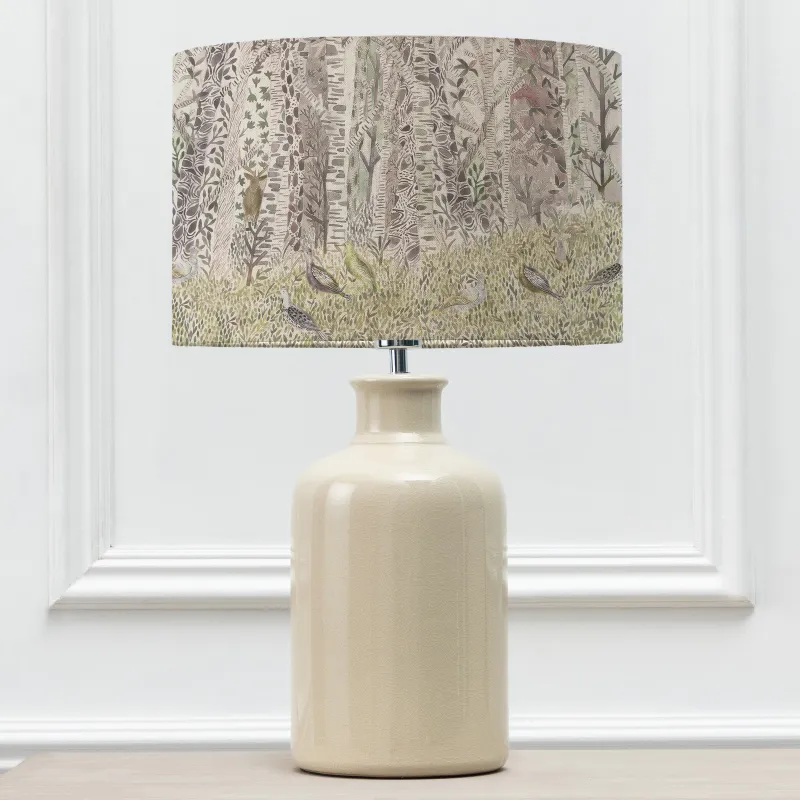 Whimsical Tale Eva & Elspeth Complete Table Lamp Cream/Willow