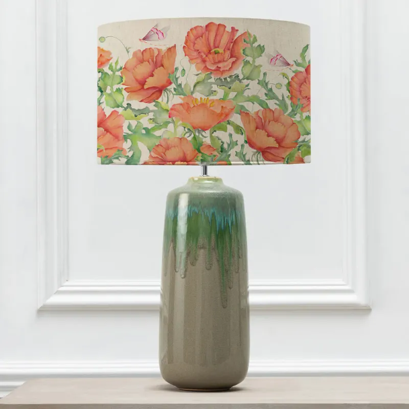 Valeria Eva & Neo Complete Table Lamp Scarlet