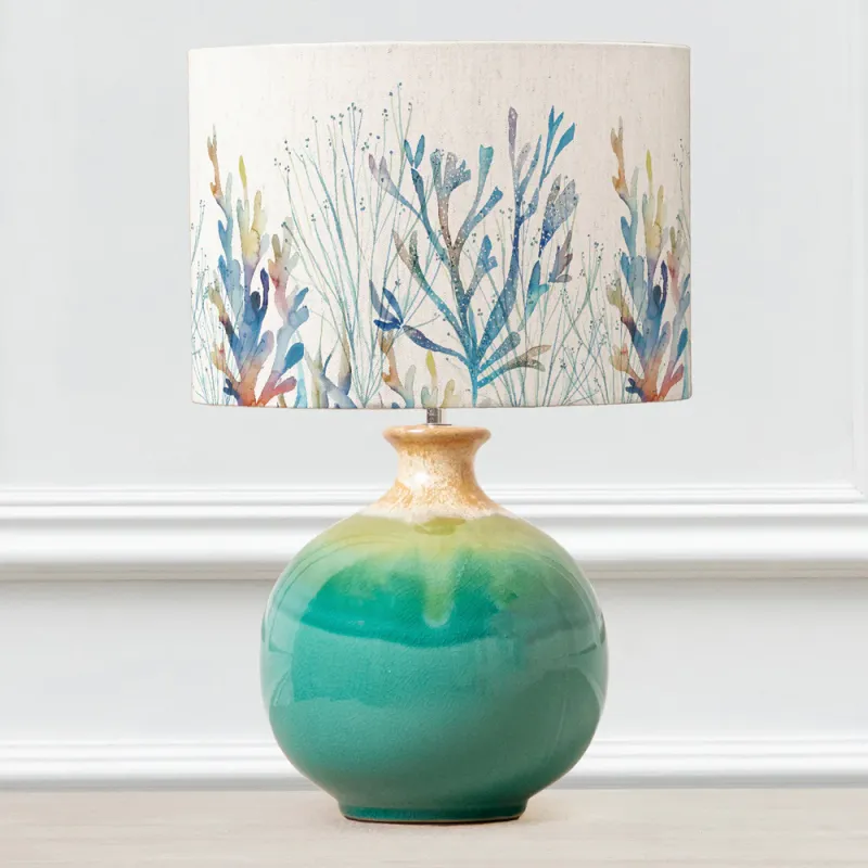 Coral Reef Eva & Neso Complete Table Lamp Aqua/Cobalt