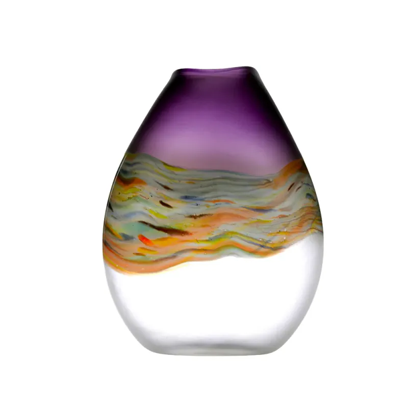 Lucius Frosted Vase Amethyst